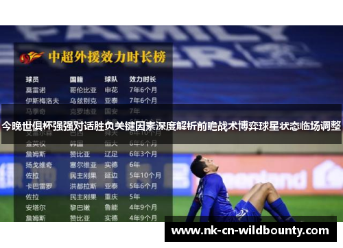 今晚世俱杯强强对话胜负关键因素深度解析前瞻战术博弈球星状态临场调整